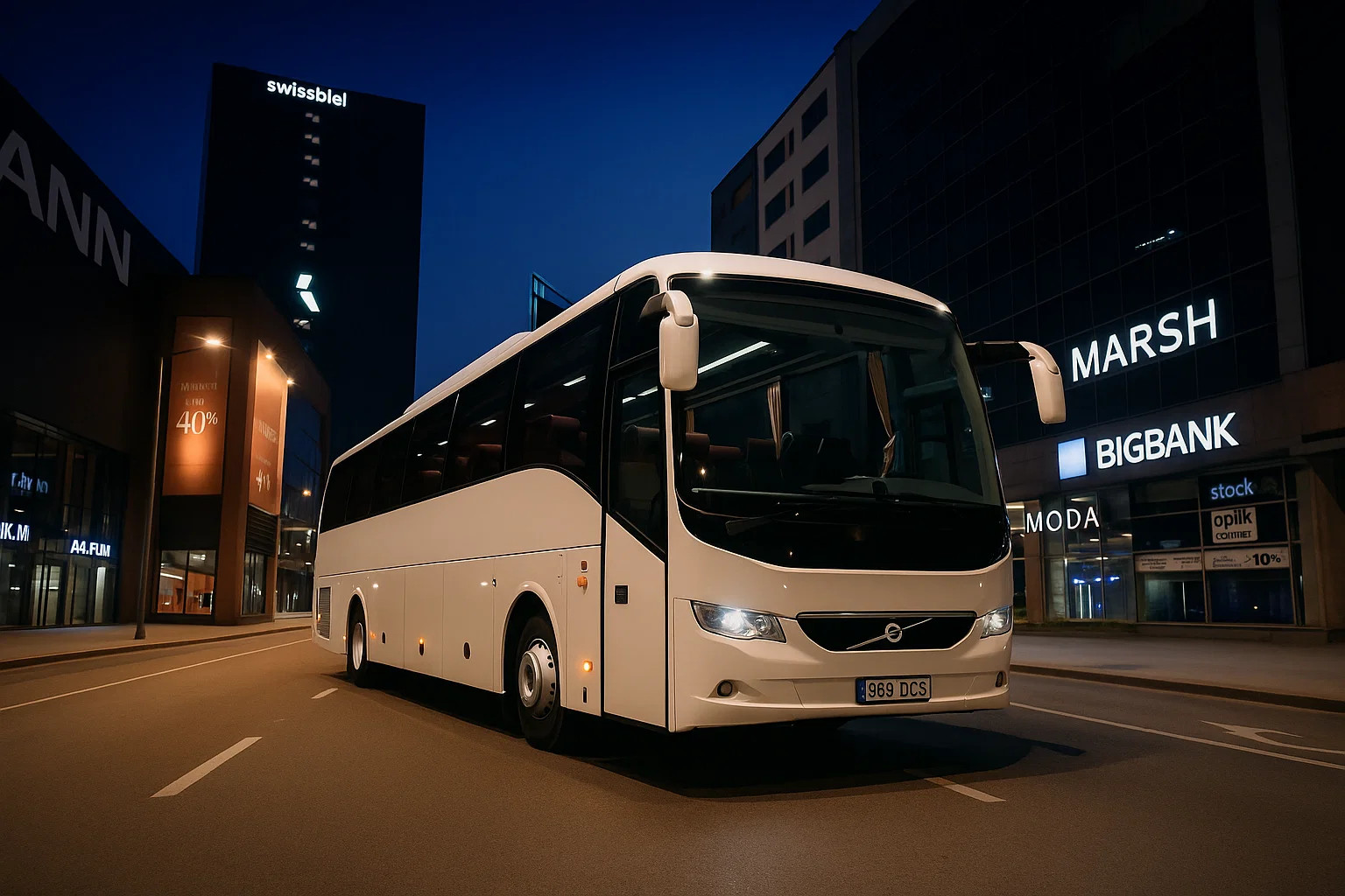 Estonian Lines buss - kvaliteetne reisijatevedu